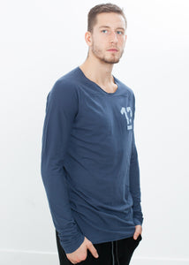Antidote "13" Tee in Mood Indigo - huevt 1